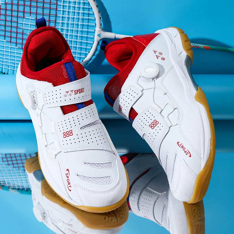 

2026 New Mens Badminton Shoes Cosy Wear Resistant Sports Training Tennis Shoes Match Field Badminton Sneakers for Man