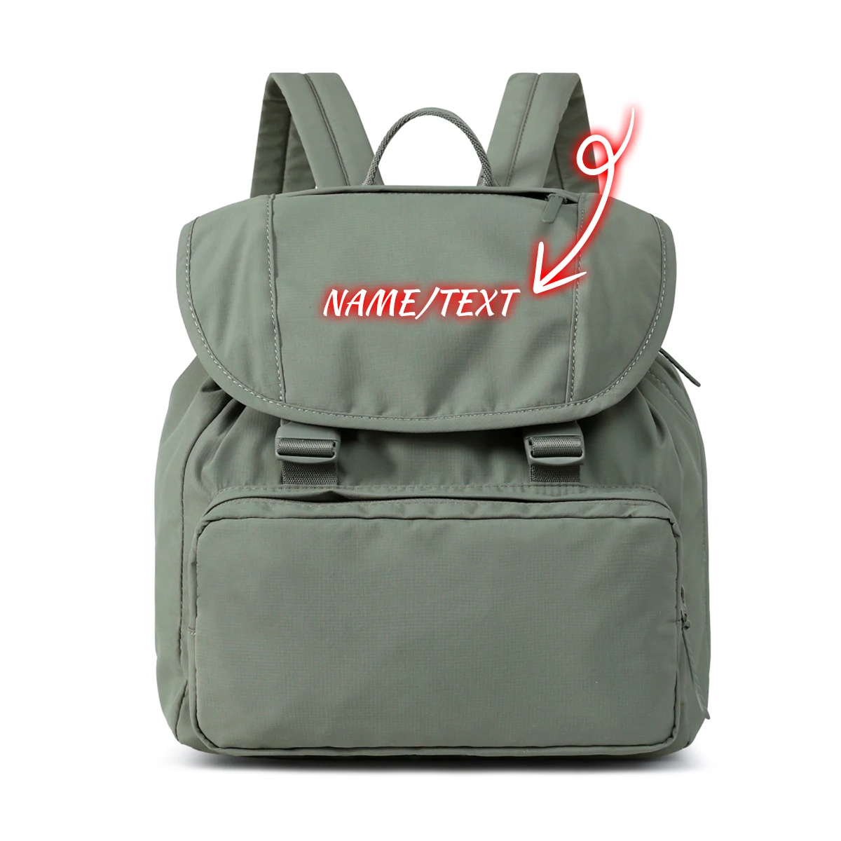 

Custom Logo Japanese-Style Washed Nylon Vintage Small Backpack for Female College Students Trendy Casual Versatile Mini Hiking Backpack Personalized DIY