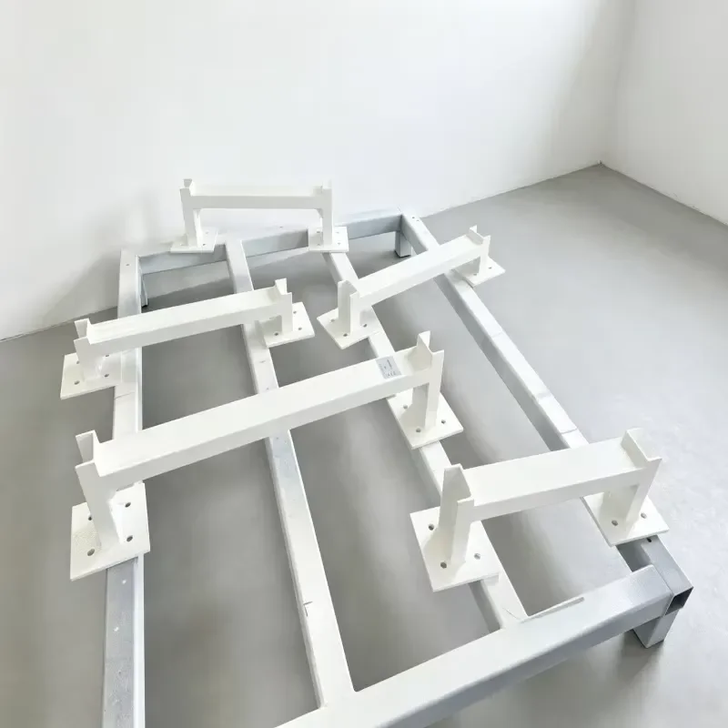 Heavy Carbon Steel H Beam Support Bracket High Load Stand for Industrial Dust Collector Air Product Parts