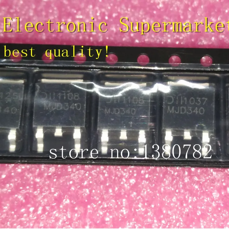 Free Shipping 100pcs/lots MJD340 J340 TO-252 IC In stock!