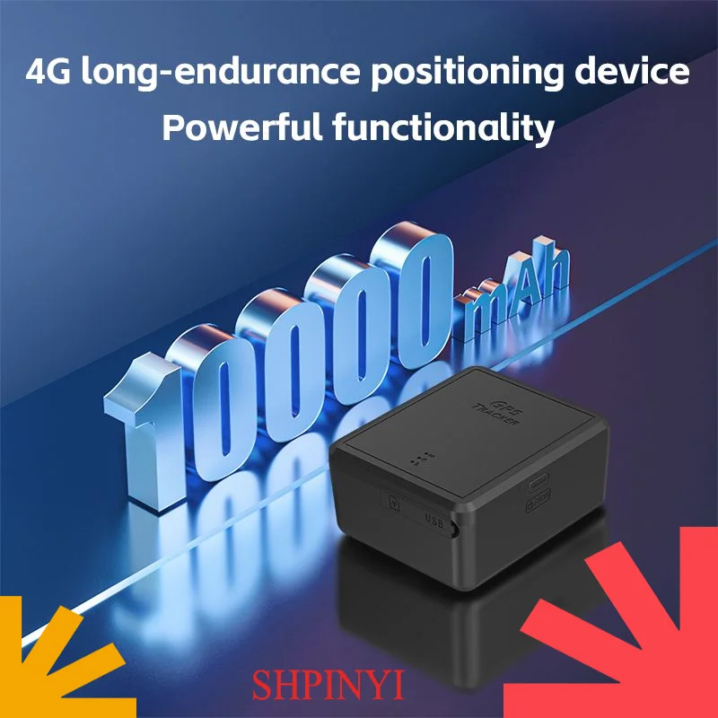 Langlebiger 10000-mAh-Akku, kabelloses 4G-GPS-Tracking-Gerät, Magnet-Positionierer, automatischer GPS-Tracker, GSM, GPRS-Ausrüstung, PC-Track-Ansicht