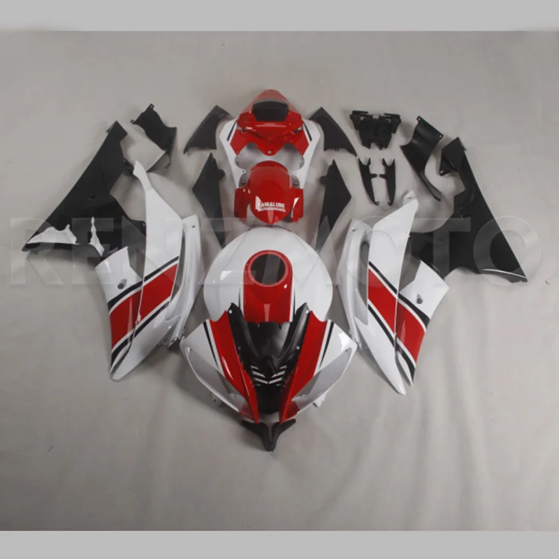 

Red White Black Fairing for Yamaha R6 2008 2016 Naked Abs Injection Bodywork Kit