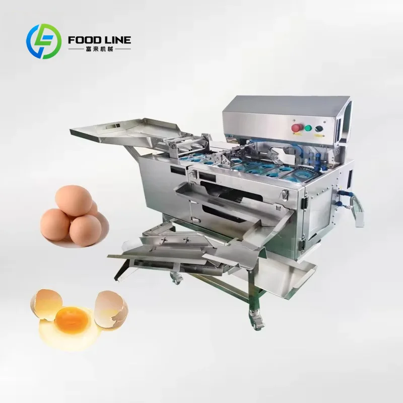 Egg Liquid Breaking Machine Manufacturer Direct Sale Custom Electric Egg Yolk White Separator Food Processing Equipment