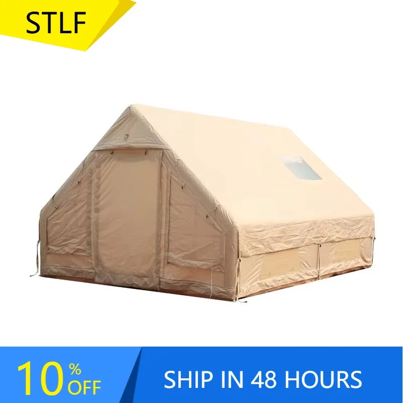 

2025 Luxury Single Outdoor Waterproof Oxford Fabric Inflatable Tent Portable Family Camping House Tents