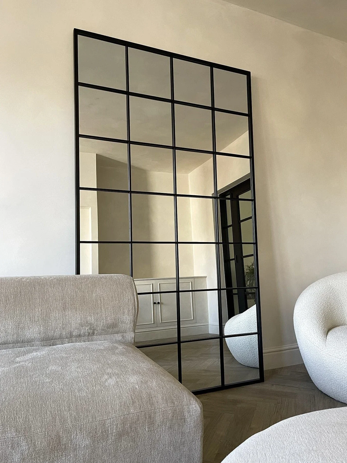 Designer style sub-mirror full-length mirror household floor-to-ceiling mirror clothing store fitting mirror French full-length