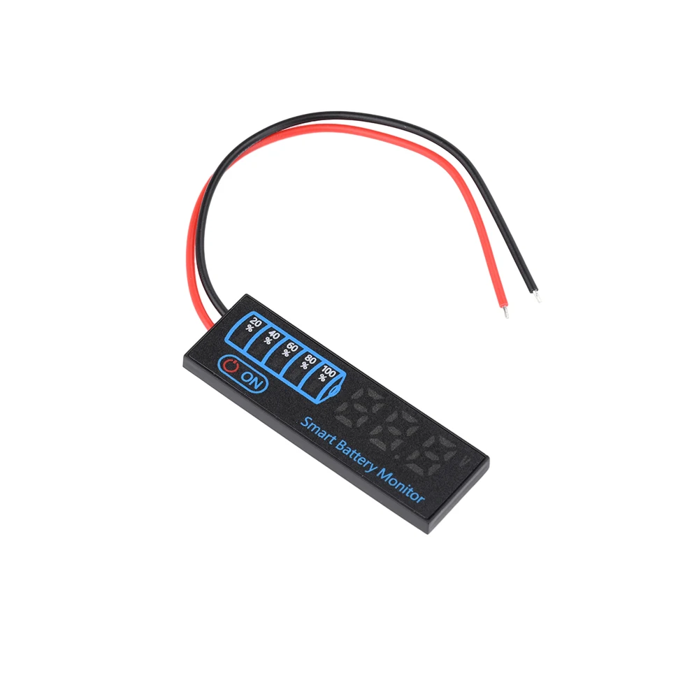 3s-12s 18650 li-ion lipo teste de lítio 7-55v ácido indicador de nível da bateria testador display led medidor módulo capacidade medidor de tensão