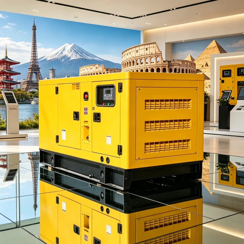 Domestic Standby Generator Compact Structure Low Vibration for Apartment Use