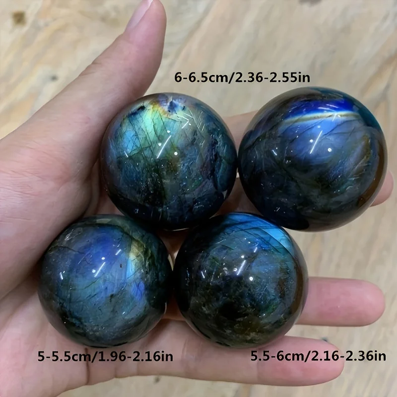 Nature Crystal Labradorite Gemstone Sphere Polished For Home Room Office Decoration and Gift