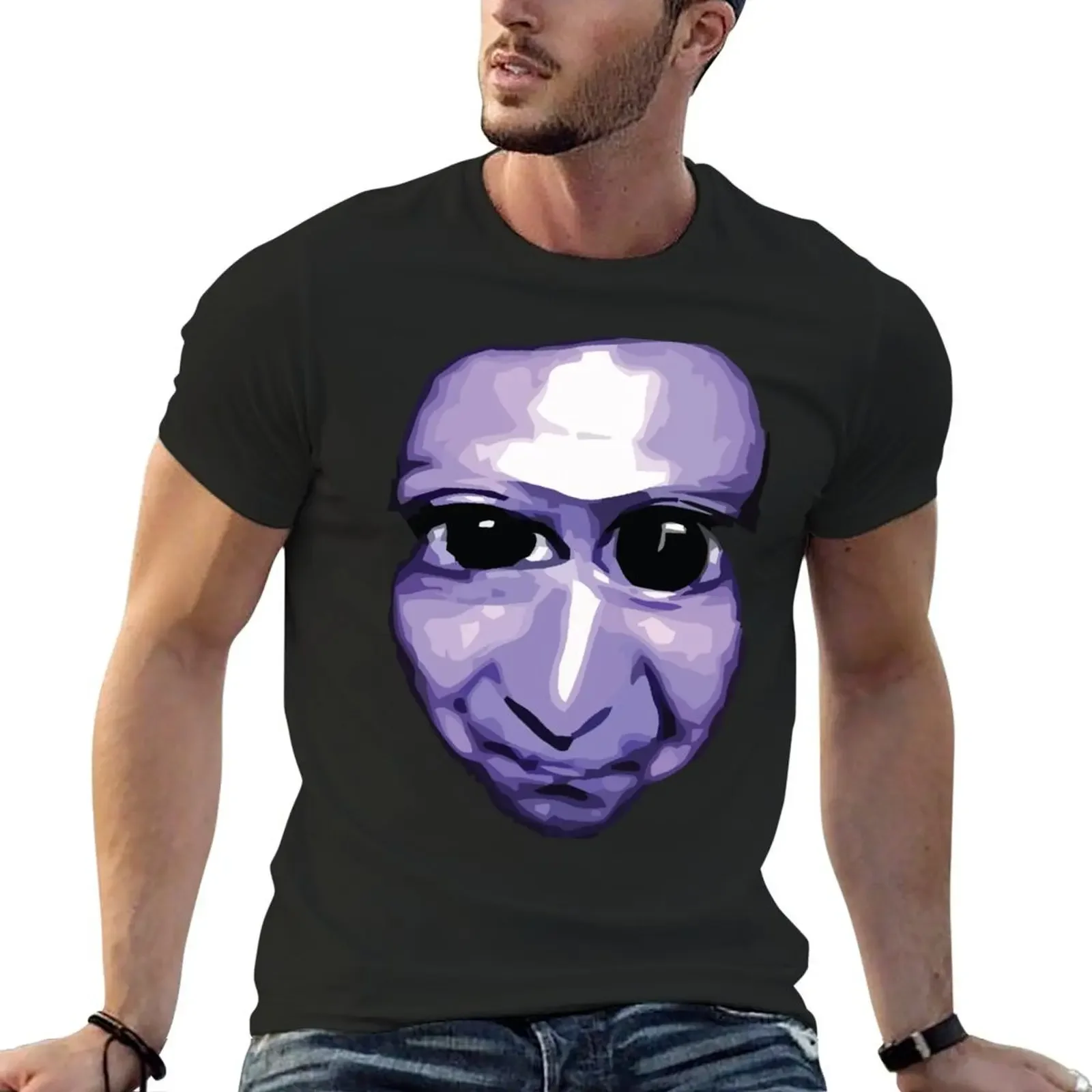 Ao Oni T-Shirt schlichte Hippie-Kleidung Herren-T-Shirts