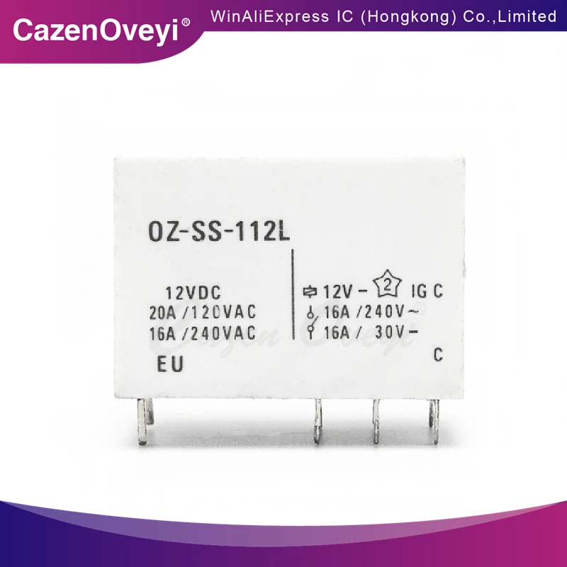 1piece OZ-SS-112L 16A A set of conversion OZ-SH-112L1 relay 12VDC