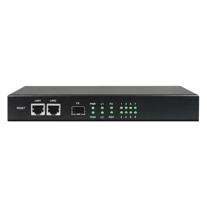 Bester Preis EM4/2 TDM Voip 8 Voice Over IP FXS/FXO Over Ethernet Gateway FCT-O8/FCT-S8