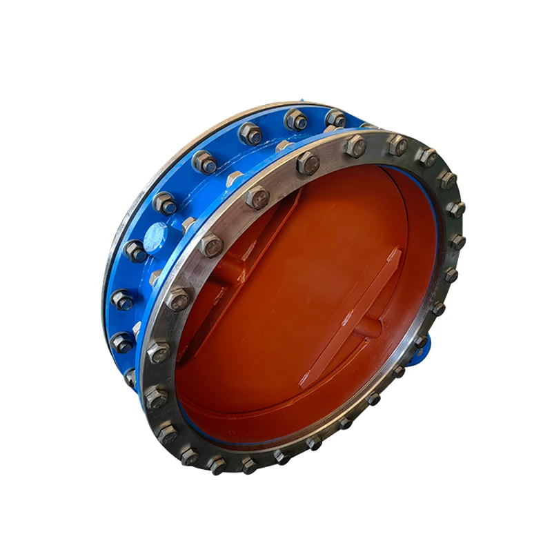 D43W-1C DN800 صمام مثبط شفة يدوية ثلاثي الأطوار #2