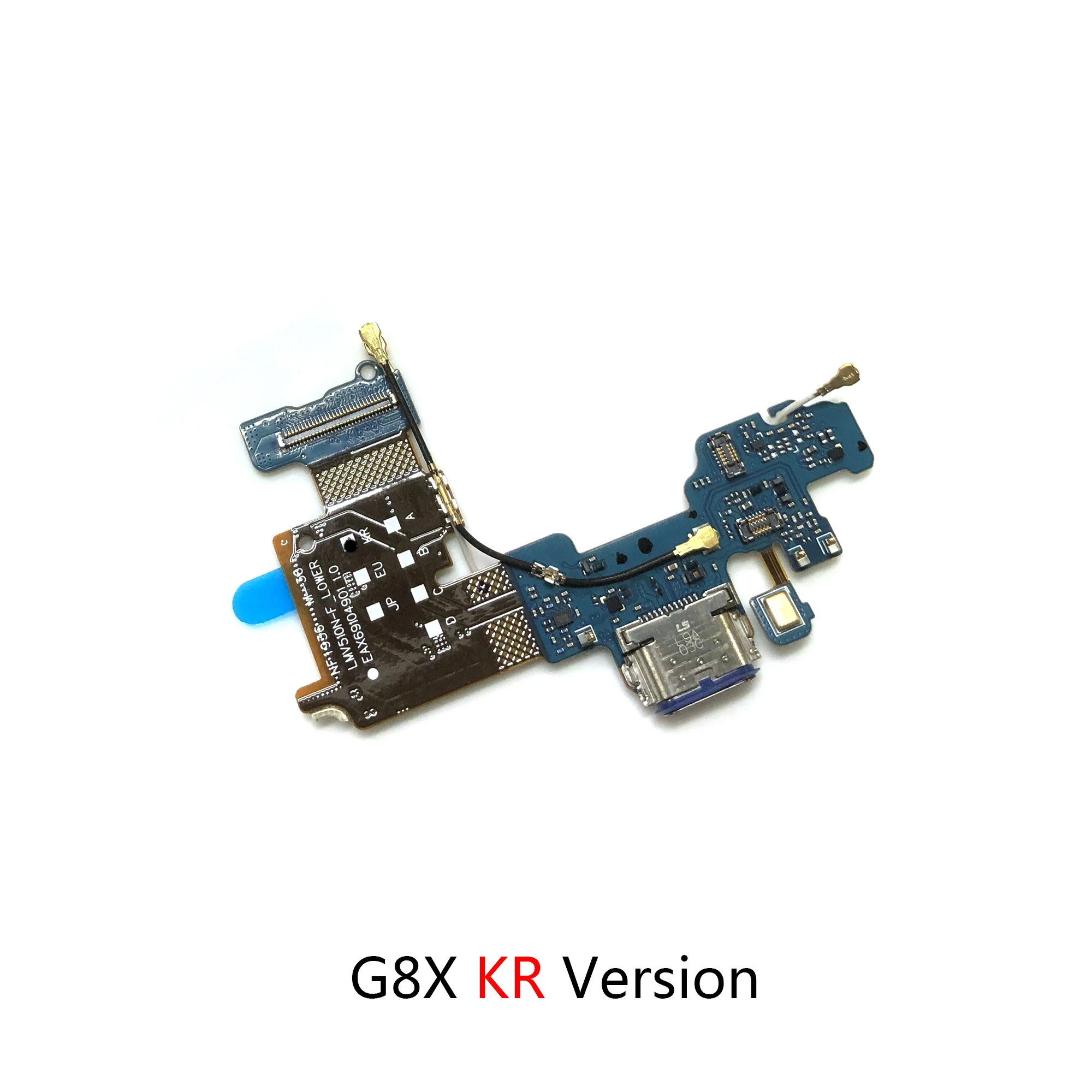 Charging Charger Plug Port Connector Board Parts Flex Cable With Mic For LG G8X G8 G9 ThinQ