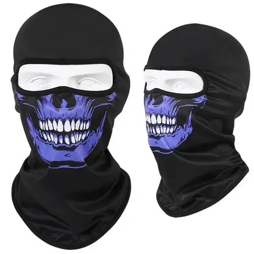 3D Skull Mask Balaclava Cap Breathable Motorcycle Riding Full Face Scarf Outdoor Men Head Cover Cycling Headgear Neck Gaiter Hat - Image 26