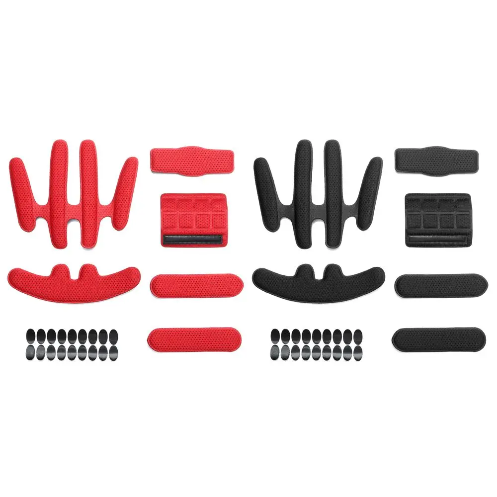 24pcs/set Helmet Padding Kits Sealed Sponge Replacement Motorcycle Bicycle Cycling Universal Foam Pads Set