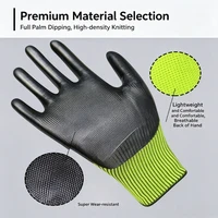 N618 Nylon Nitrile Dipped Work Gloves Oil Resistant Wear Resistant for Construction Auto Repair Factory - Image 3