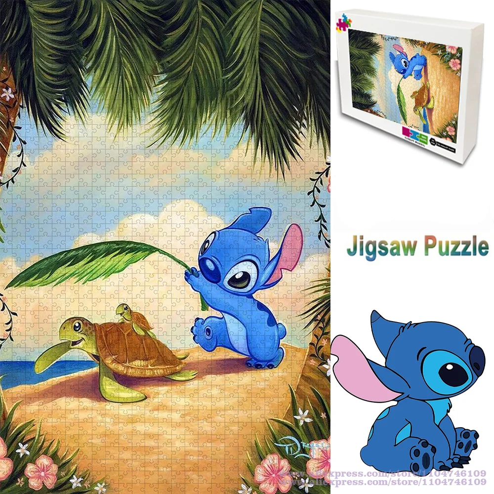 

Kawaii персонаж стежка головоломка мультфильм аниме животные 108/200/300/500/1000/1500 шт. интеллектуальные головоломки детский домашний декор