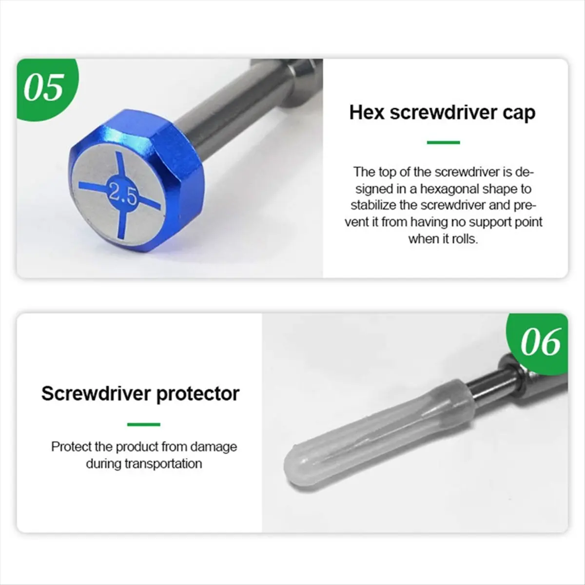 

A73P RL-728 Screwdriver Set Mobile Phone Computer Laptop Repair Precise Repair Bolt Driver Dismantling Screwdriver Set Tool