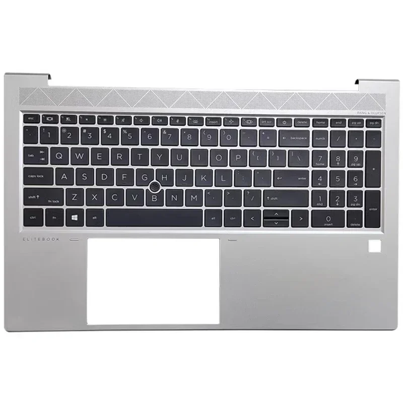 New For HP EliteBook 750 755 850 855 G7 G8 Laptop Palmrest Case Keyboard US English Version Upper Cover Backlit