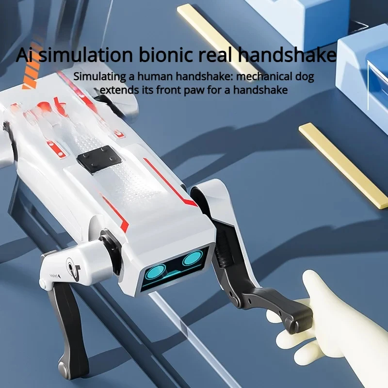 Dog-Shaped Robot Programmable Remote-Controlled Quadruped Robot Intelligent Voice Remote Control Interactive Music And Dance