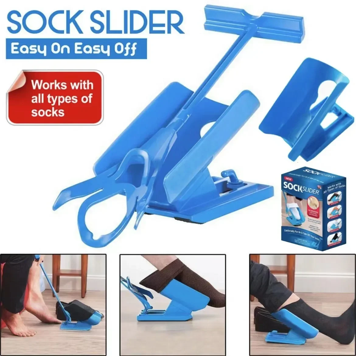 Sock slider lazy sock wearer, elderly and pregnant women do not bend over, auxiliary sock wearer