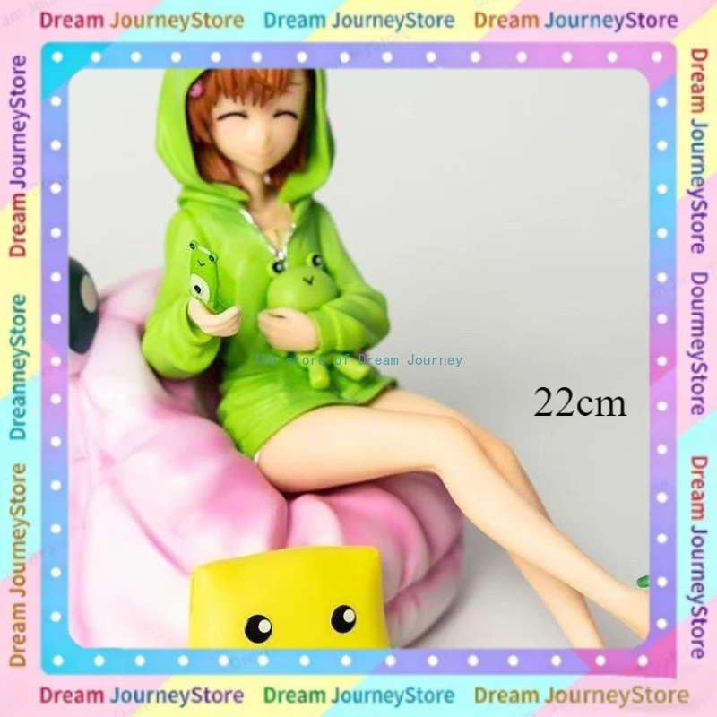 

In stock 22cm double-headed sculpture, a certain scientific railgun, Misaka Mikoto, Gun Sister, Guata Pajamas, figure model gift