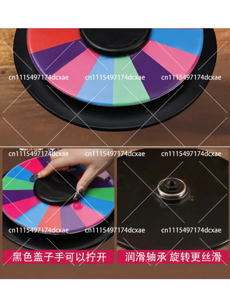 Spin Wheel Compact Portable Roulette Wheel for Office Desk Party Game