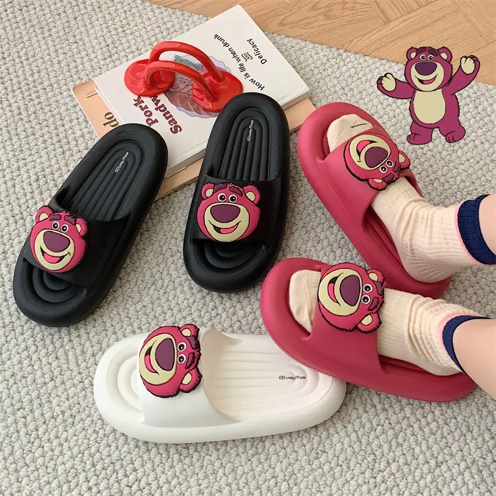 2024 new child shoes plus size Anti Slip Home Men And women sandals Summer Couple Strawberry Bear Lotso Cool Slippers