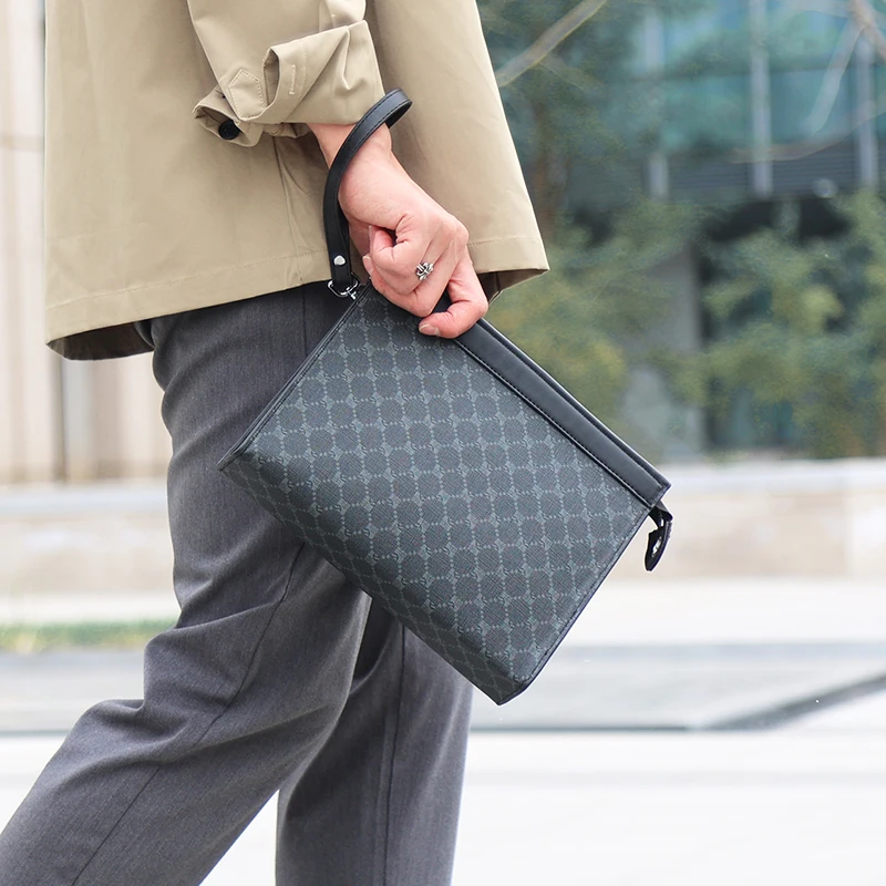 Neue Männer Kupplungen Taschen Mann Brieftaschen Hülle Tasche Geldbörse Business Männlichen Telefon Kupplung Taschen Designer Männer Taschen Wristlets Taschen – Detail 5