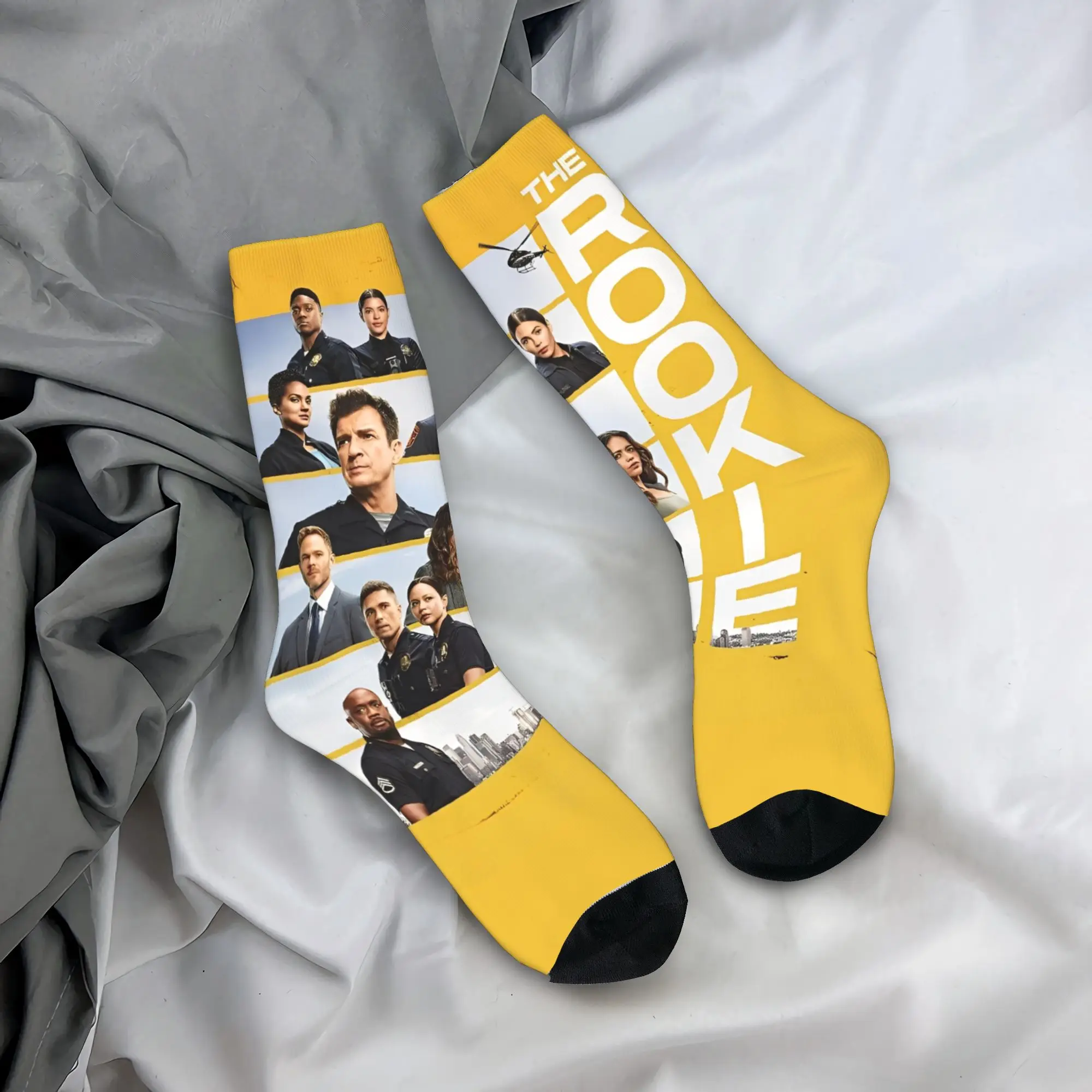 The Rookie TV Show Strümpfe Design Casual Socken Herbst Antibakterielle Socken Erwachsene Männer Outdoor Weiche Atmungsaktive Socken