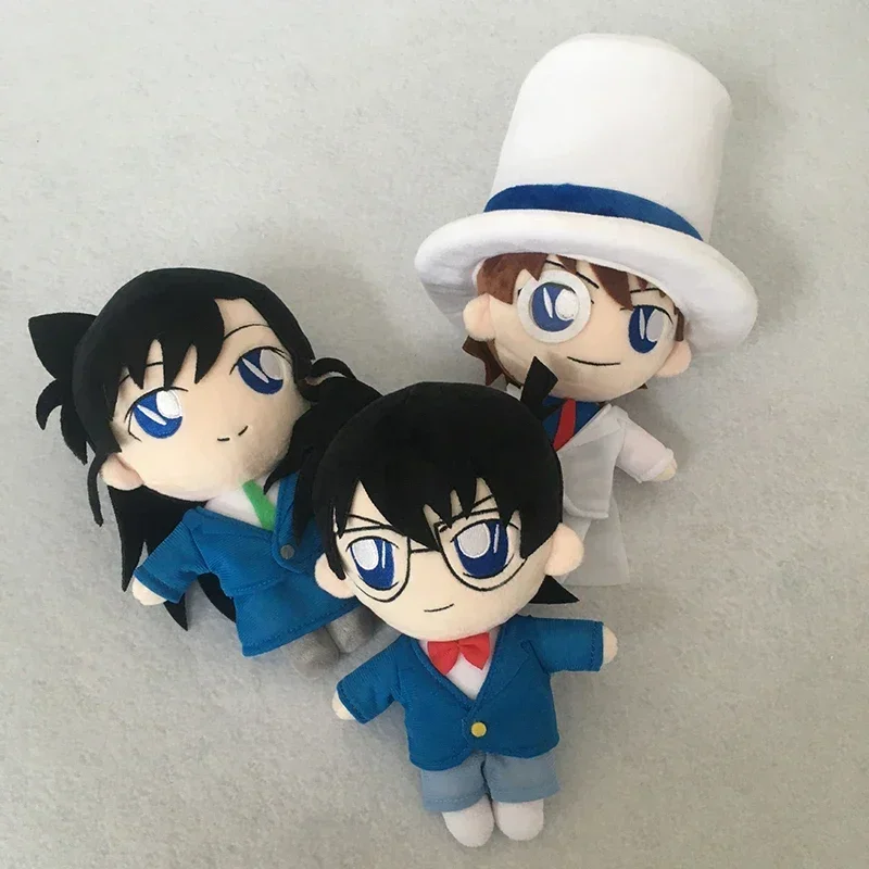 Detective Conan Knuffel 20 cm Conan Kaitou Kiddo Rachel Moore Soft Gevulde Poppen Anime Plushie Figuur Verjaardag Kerstcadeaus