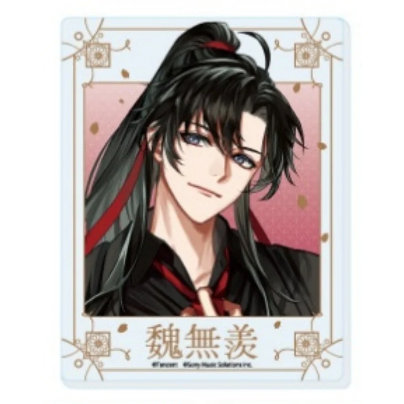 Anime Grandmaster Of Demonic Cultivation Mo Dao Zu Shi role Identity Information Card Acrylic Stand Model Plate Keychains