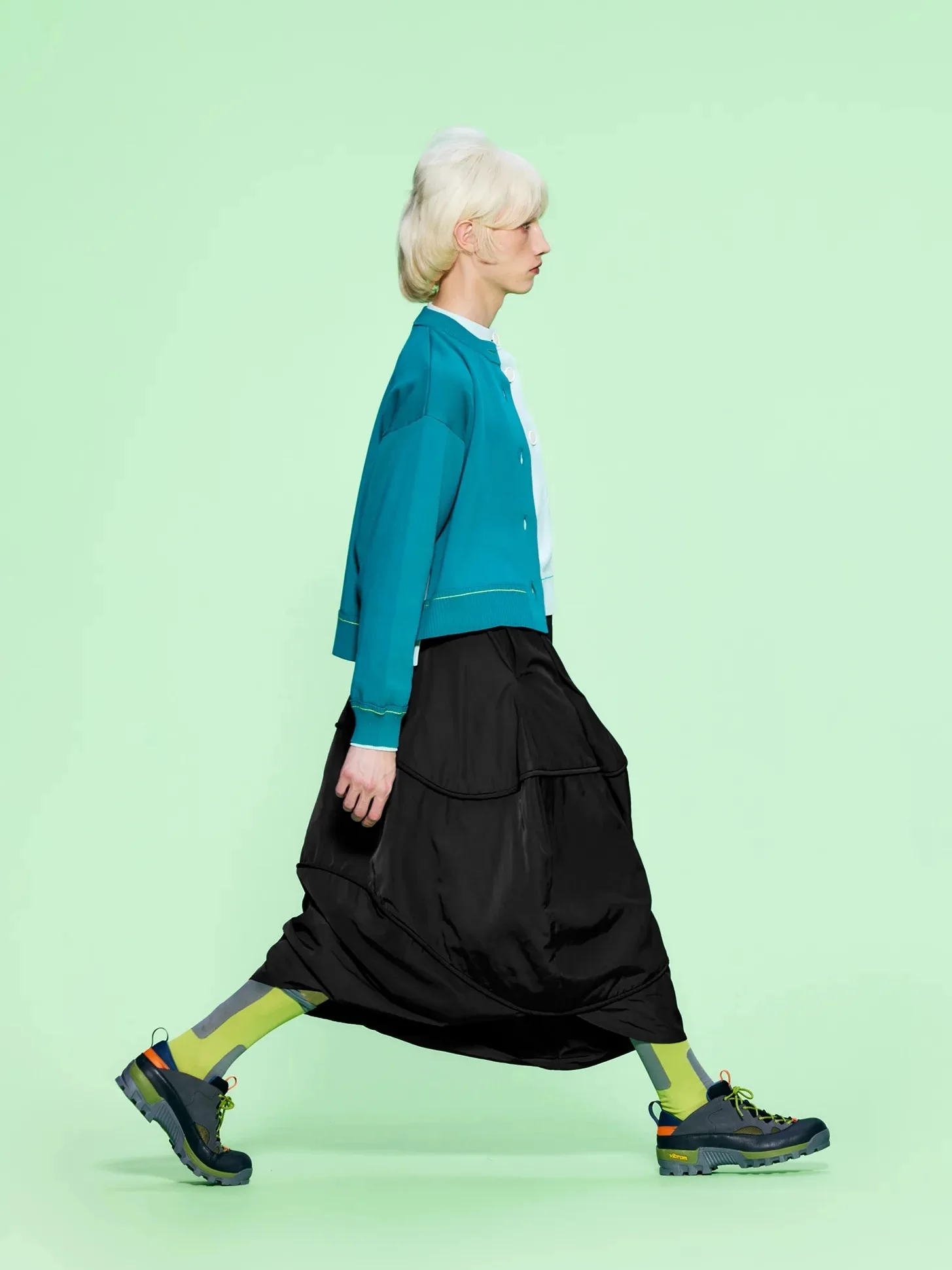 Casual Elastic Waist Outdoor Function Pleated A-Line Half Skirt Women's Fashionable Spring Autumn Seasonal Skirts