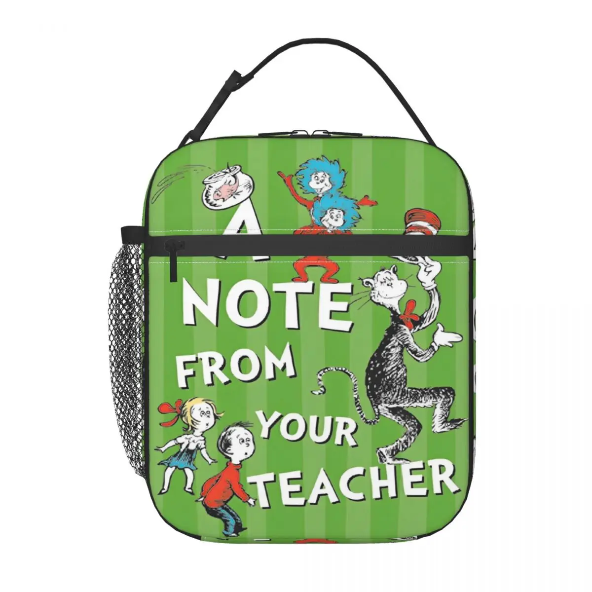 

One Thing Is Read Learning Thermal Insulated Lunch Bags for Travel Reading Day Food Bag Container Thermal Cooler Lunch Boxes
