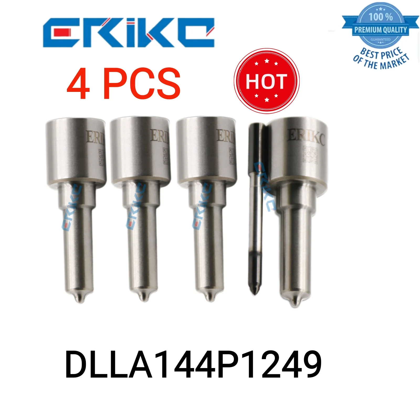 

4 PCS DLLA144P1249 Oil Nozzle for Auto Parts DLLA 144 P 1249 Fuel Dispenser Automatic Nozzle DLLA 144P1249 Common Rail Nozzle