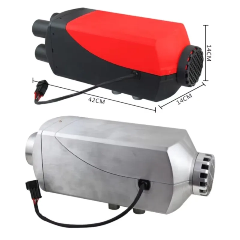 Aluminum Shell Remote Control Parking Heater 12V 5KW Air Diesel Fuel Heater For Boats Bus Van