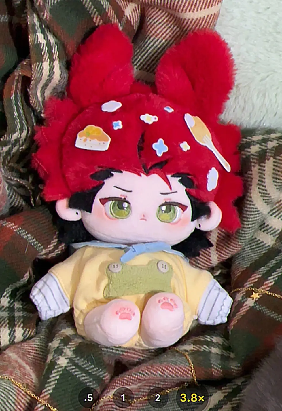 Limited Kawaii 20cm Ensemble Stars Kiryu Kuro Stuffed Plush Cotton Naked Doll With Ears Soft Toy MiniDoll あんさんぶるスターズ