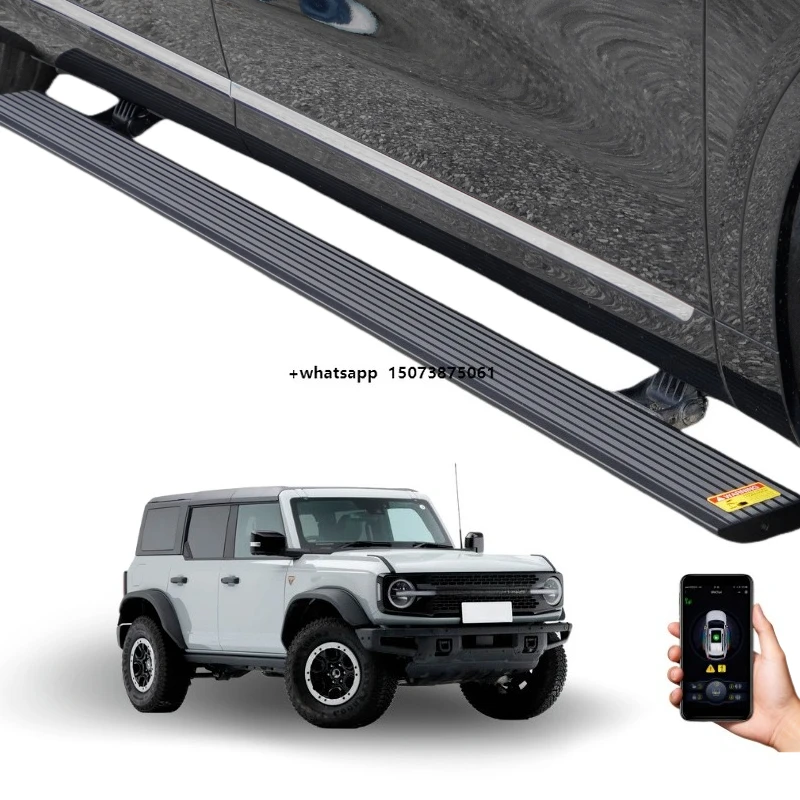 High Quality Aluminum Alloy Side Steps for  Bronco 2022 Electric Running Board Side Steps Accessories