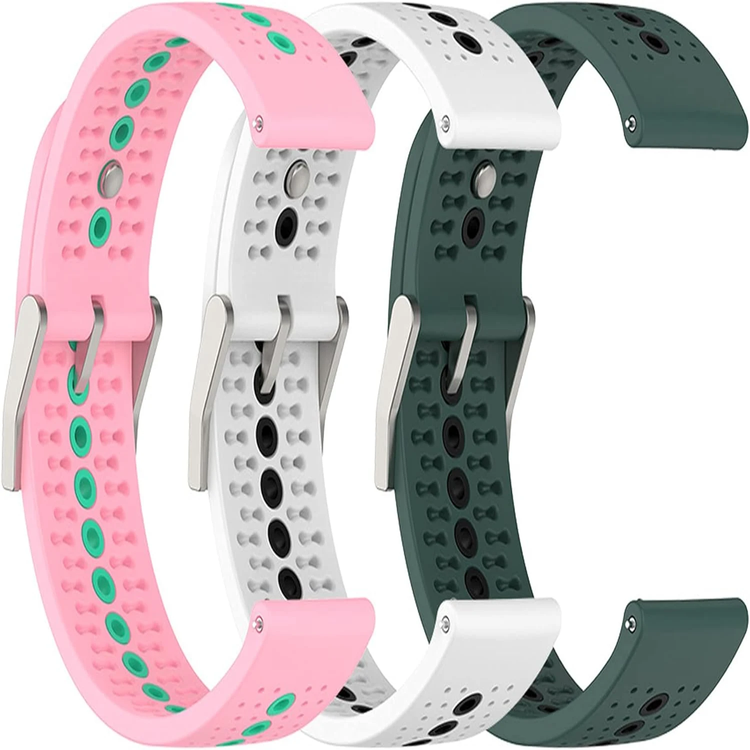 

ade your wrist game with this 3PACK of high-quality, stylish, and comfortable silicone bands for the Cubitt CT4/CT2 GPS watch. S