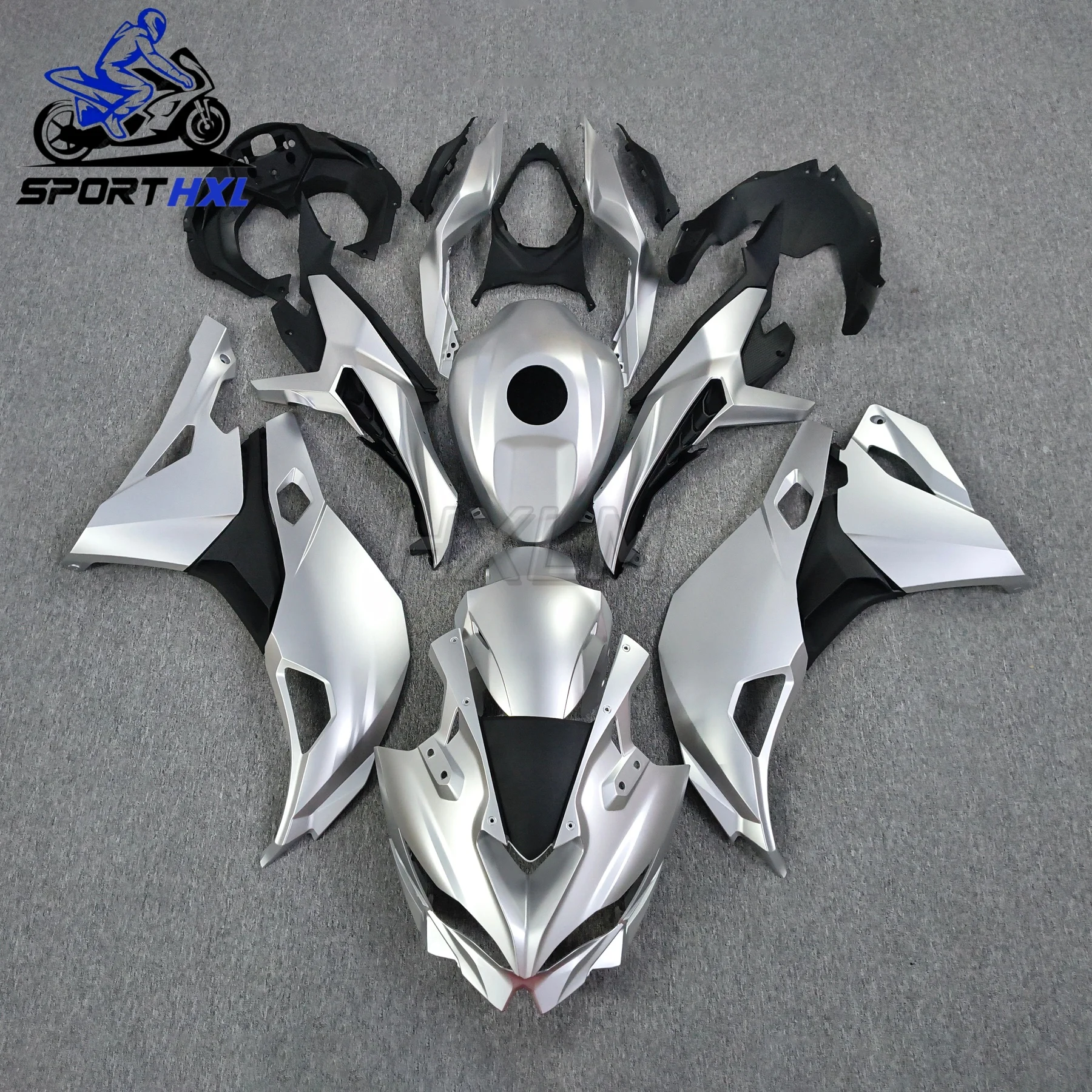 Premium ABS Moto cowling applies ZX4R full car 23 years carbon painted look Suitable For Kawasaki shell 19