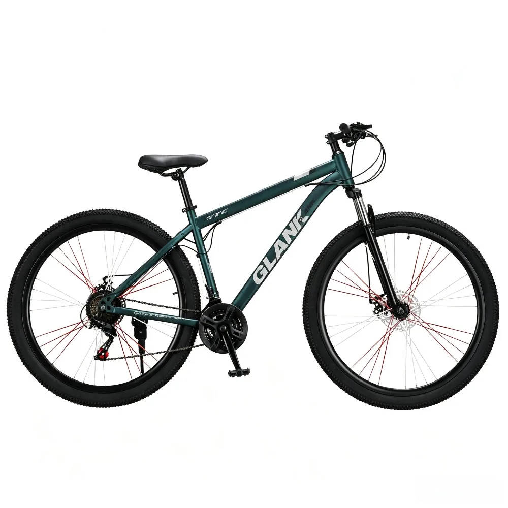 Factory-direct Supply 29-inch Aluminum Alloy Mountain Bike Adults Featuring 21-speed Gears Front Suspension Shock Absorption