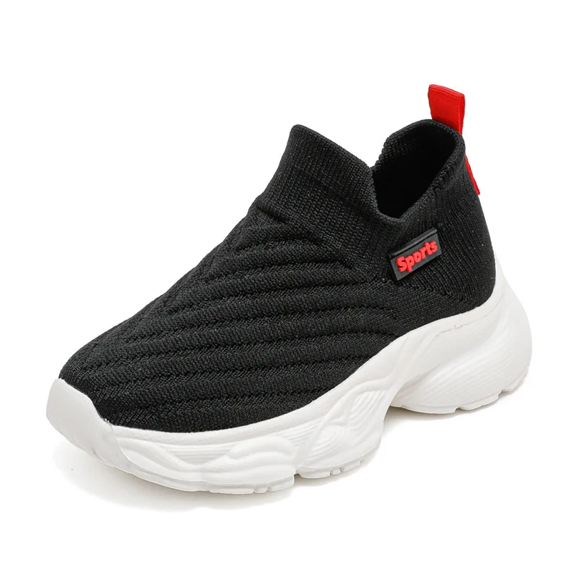 

Light Running Shoes for Young Girls Boys Breathable Woven Mesh Sock Shoe Kids Sneakers Sport Walking Children Toddler Shoes