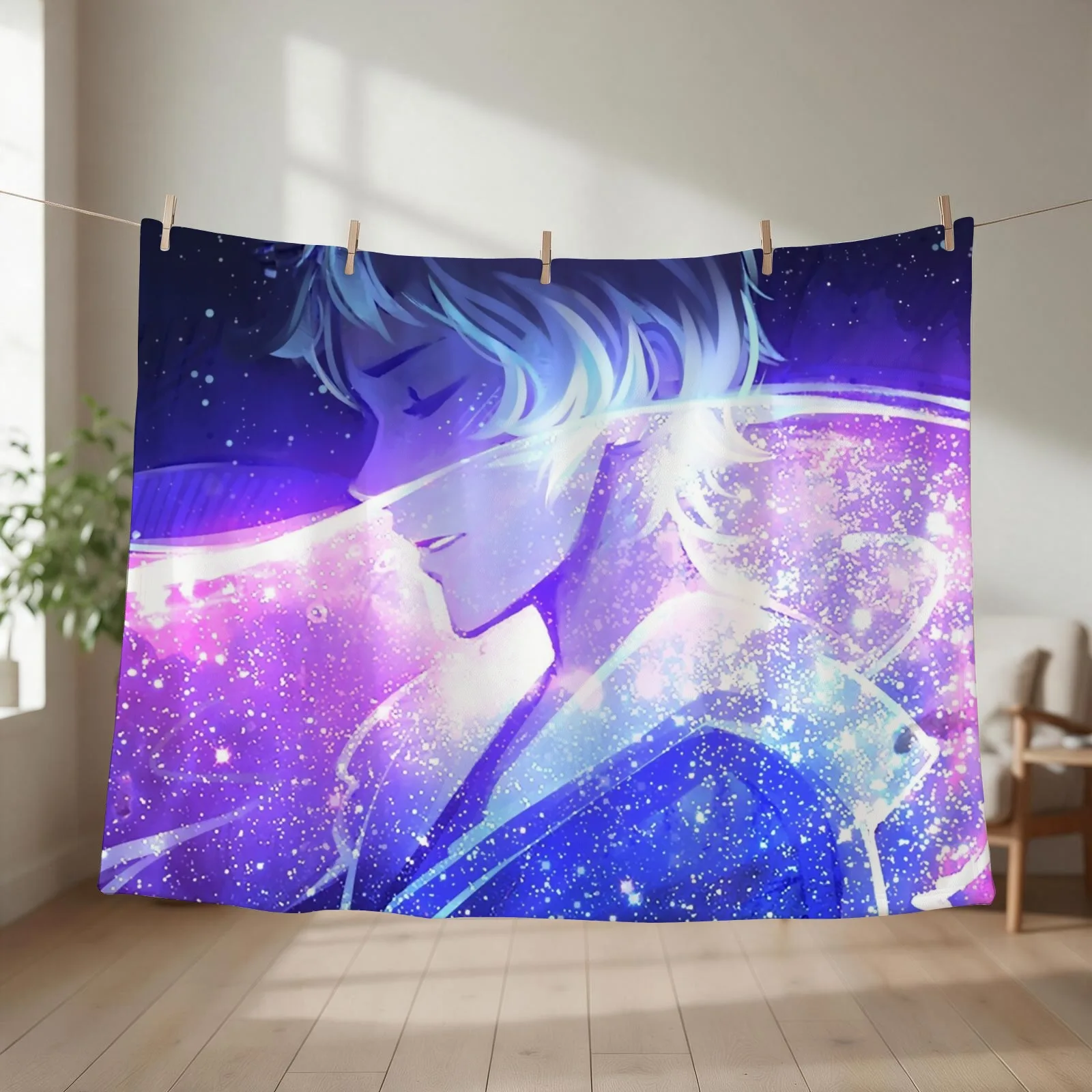 Drowning in Yourself Throw Blanket Bed Fashionable Decorative Sofas Retros Thermal Blankets