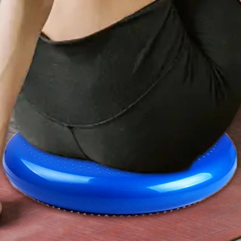 Wobble Cushion Exercise Balance Stability Disc Thickend Easy-Inflation Inflated Stability Wobble Cushion With Hand Pump Balance