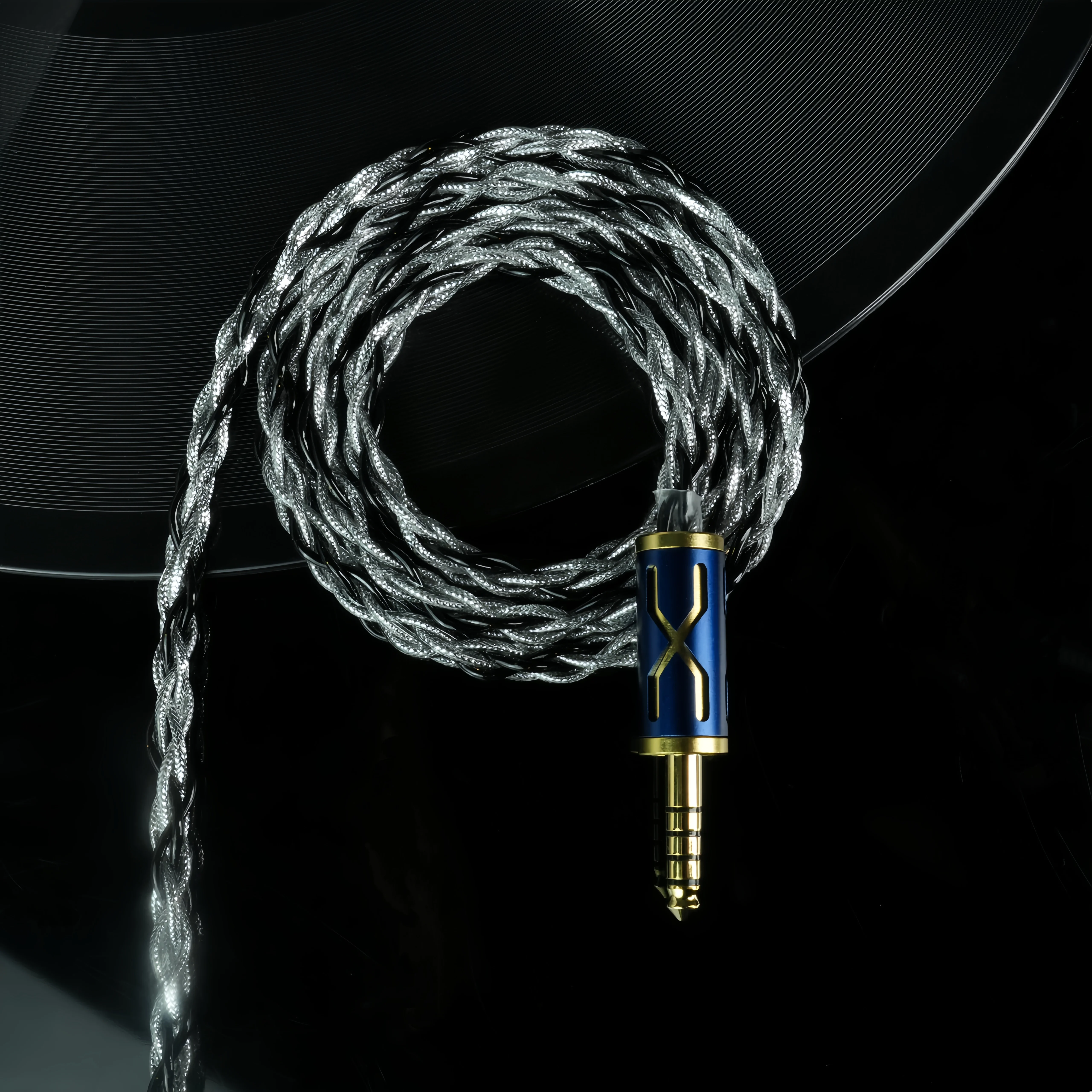 ZiSin-303 IEM-Kabel Kopfhörer-Upgrade-Kabel 6,35/4,4/3,5/2,5 mm MMCX 0,78 für Bravery F1 AKG MK4 IEM – Detail 8
