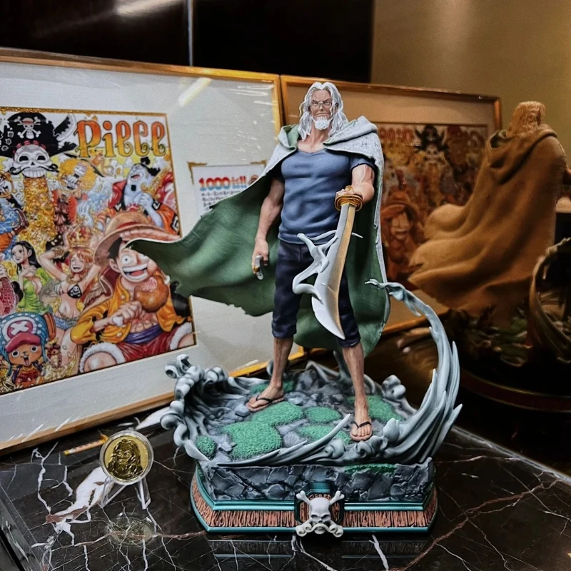 قطعة واحدة 32 سنتيمتر الفضة Rayleigh عمل أرقام أطقم منمذجة أنيمي الطرفية GK لعبة تمثال عقد السيف سطح المكتب حلية الصبي هدية