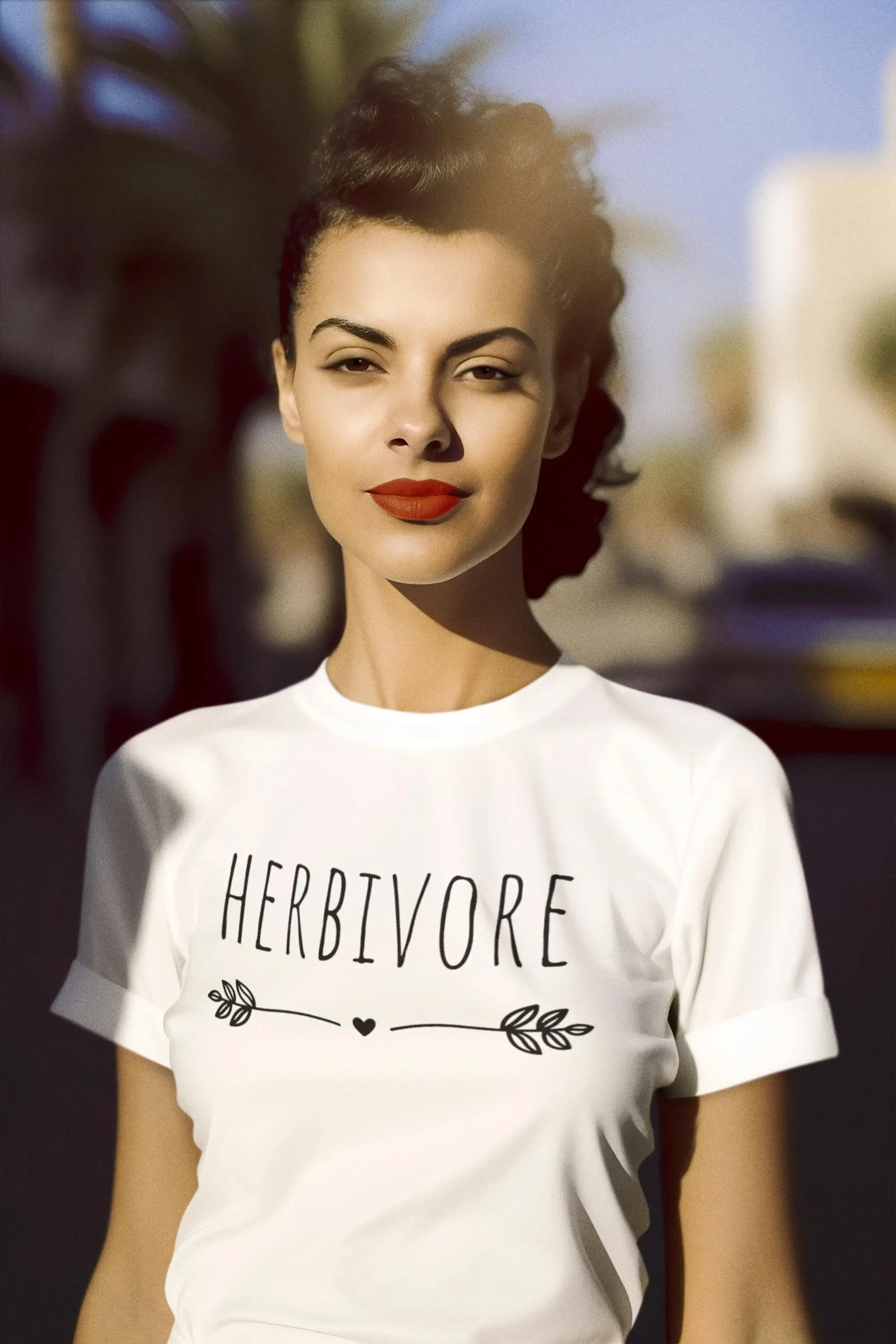 Herbivore T-Shirt Team Future is Vegan Shirts Statement Plants Based 4