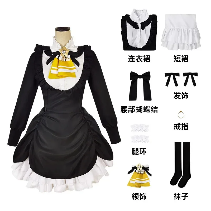 Anime Akemi Homura Kaname Madoka Miki Sayaka Cosplay Costume Wig Black Dress Halloween Costumes Sakura Kyouko Tomoe Mami