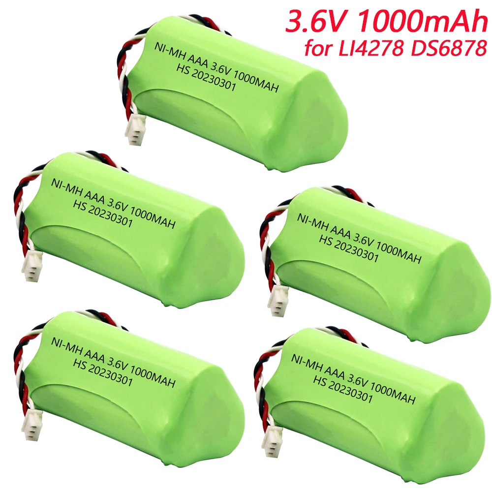 1000mAh 3.6V ni-mh LS4278 LS4278-M bateria do Motorola symbolu LI4278 DS6878 skaner kodów kreskowych 82-67705-01 BTRY-LS42RAAOE-01