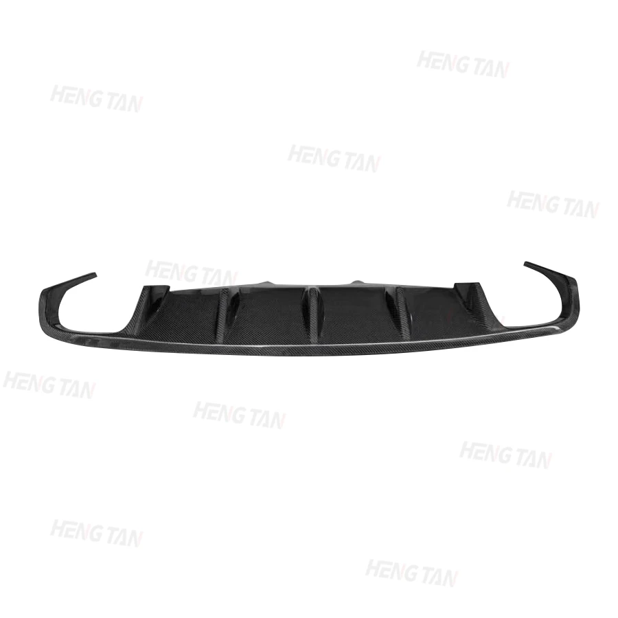 For Porsche Macan Turbo GTS Base 2014 - 2020 Carbon Fiber Car Rear Bumper Lip Diffuser Spoiler Parts Upgrade Car Accessories